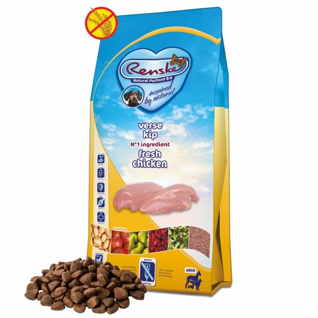 Renske Super Premium Droog Hond Adult Kip Graanvrij -6,5kg
